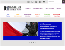 Tablet Screenshot of institut-thomas-more.org